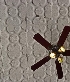 10/22 Ceiling Fan and Unusual Tiles
